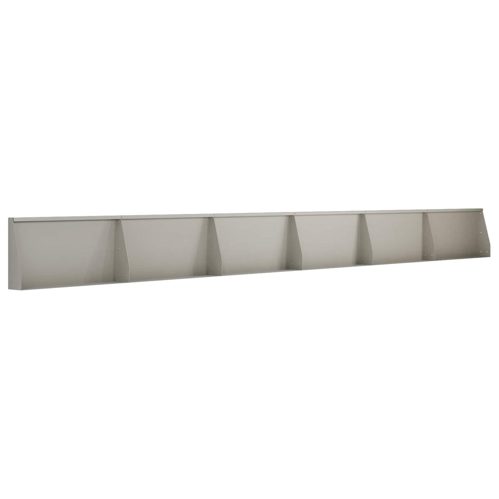 vidaXL Mur oporowy 6 szt. 80 x 12 x 30 cm Stal kortenowska Rdzawy