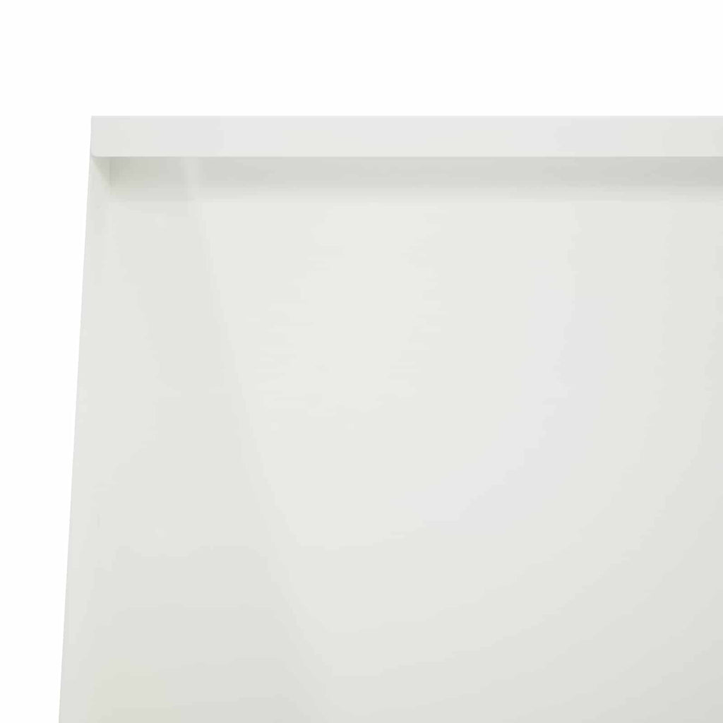 vidaXL Mur oporowy 6 szt. 80 x 12 x 40 cm Stal Biały
