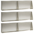 vidaXL Mur oporowy 6 szt. 80 x 12 x 40 cm Stal nierdzewna srebrny