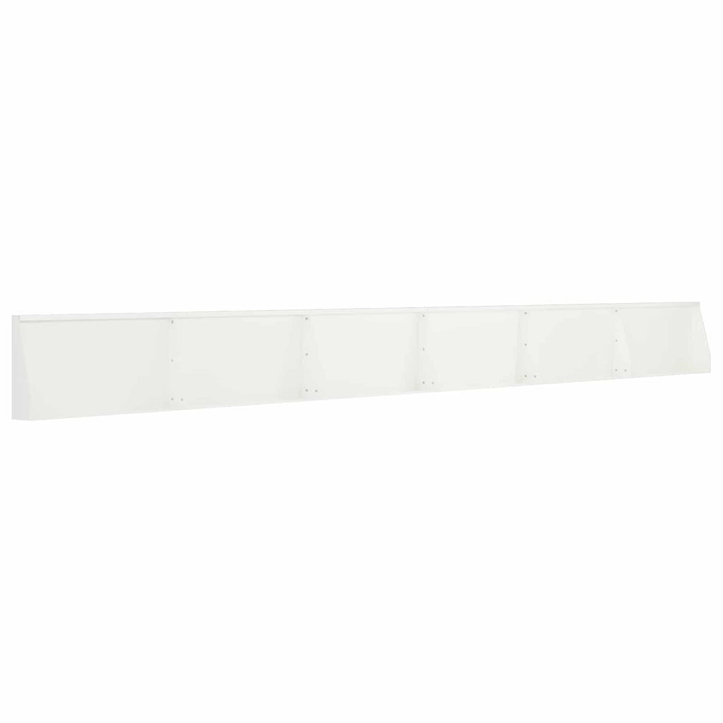 vidaXL Mur oporowy 6 szt. 80 x 12 x 50 cm Stal Biały