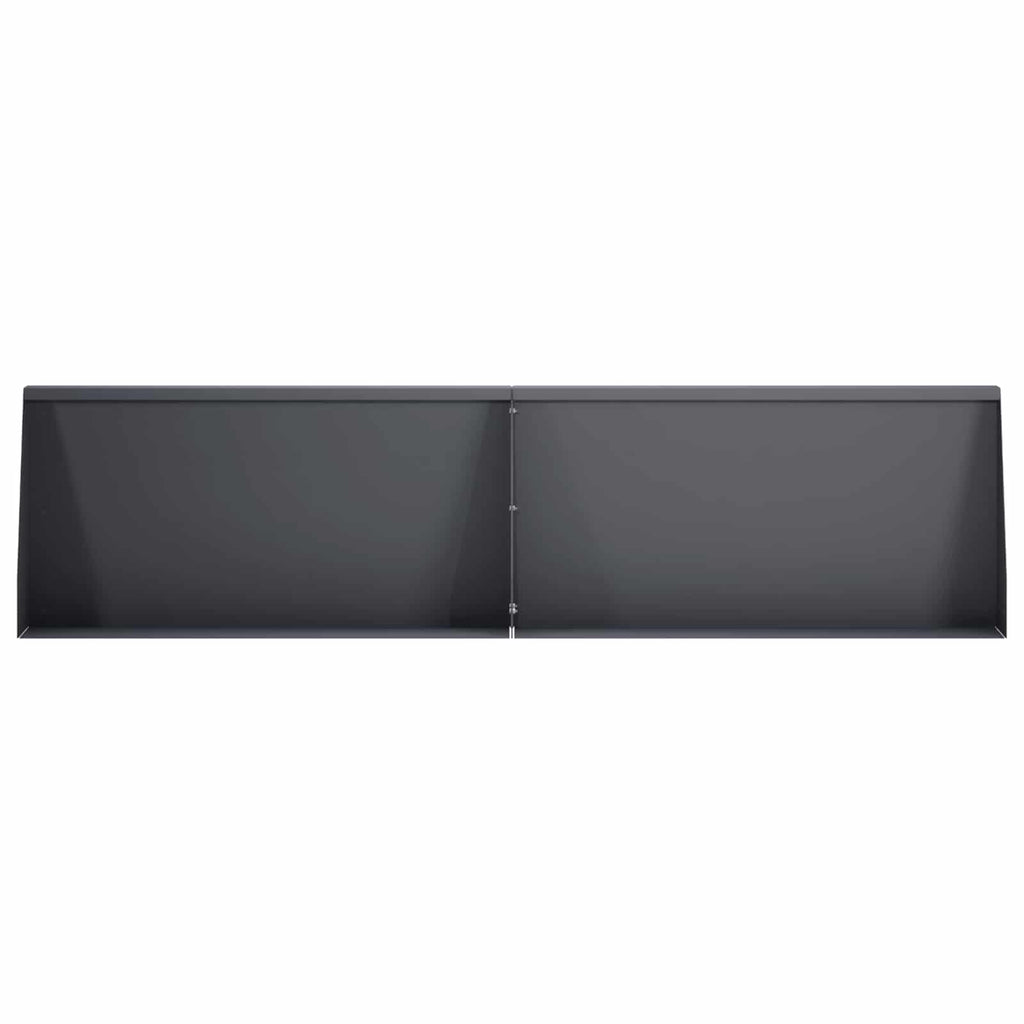 vidaXL Mur oporowy 6 szt. 80 x 12 x 50 cm Stal antracytowy