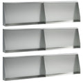 vidaXL Mur oporowy 6 szt. 80 x 12 x 50 cm Stal ocynkowana srebrny