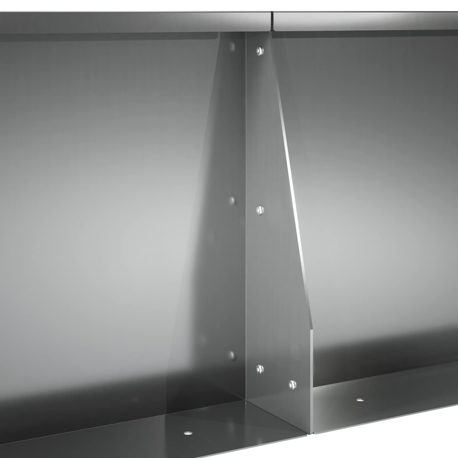 vidaXL Mur oporowy 4 szt. 100 x 100 x 30 cm Stal ocynkowana srebrny
