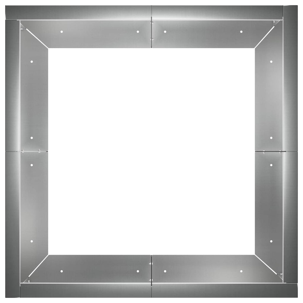 vidaXL Mur oporowy 4 szt. 100 x 100 x 30 cm Stal ocynkowana srebrny