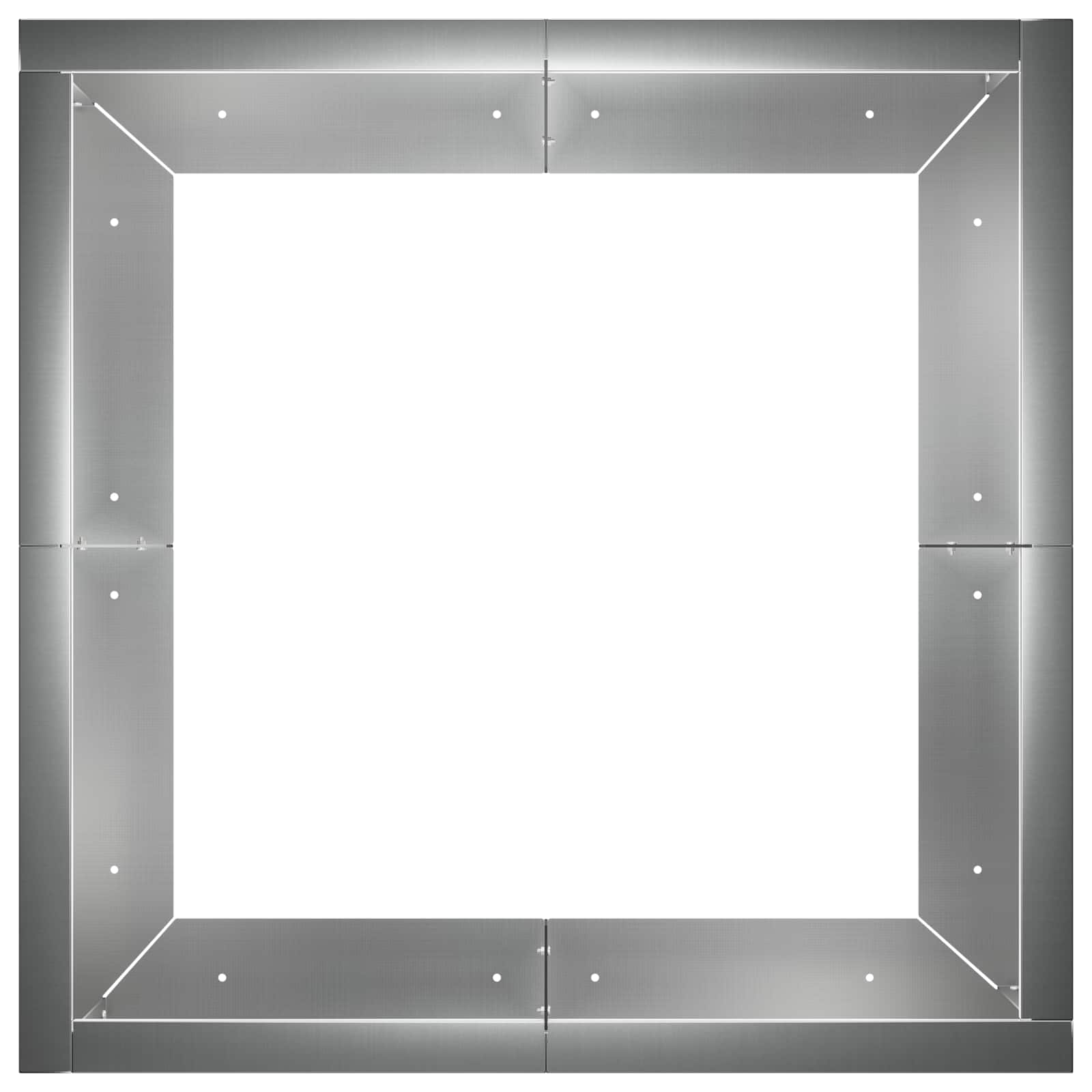 vidaXL Mur oporowy 4 szt. 100 x 100 x 30 cm Stal ocynkowana srebrny