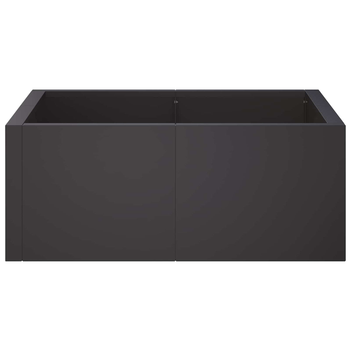 vidaXL Mur oporowy 4 szt. 100 x 100 x 50 cm Stal Czarny