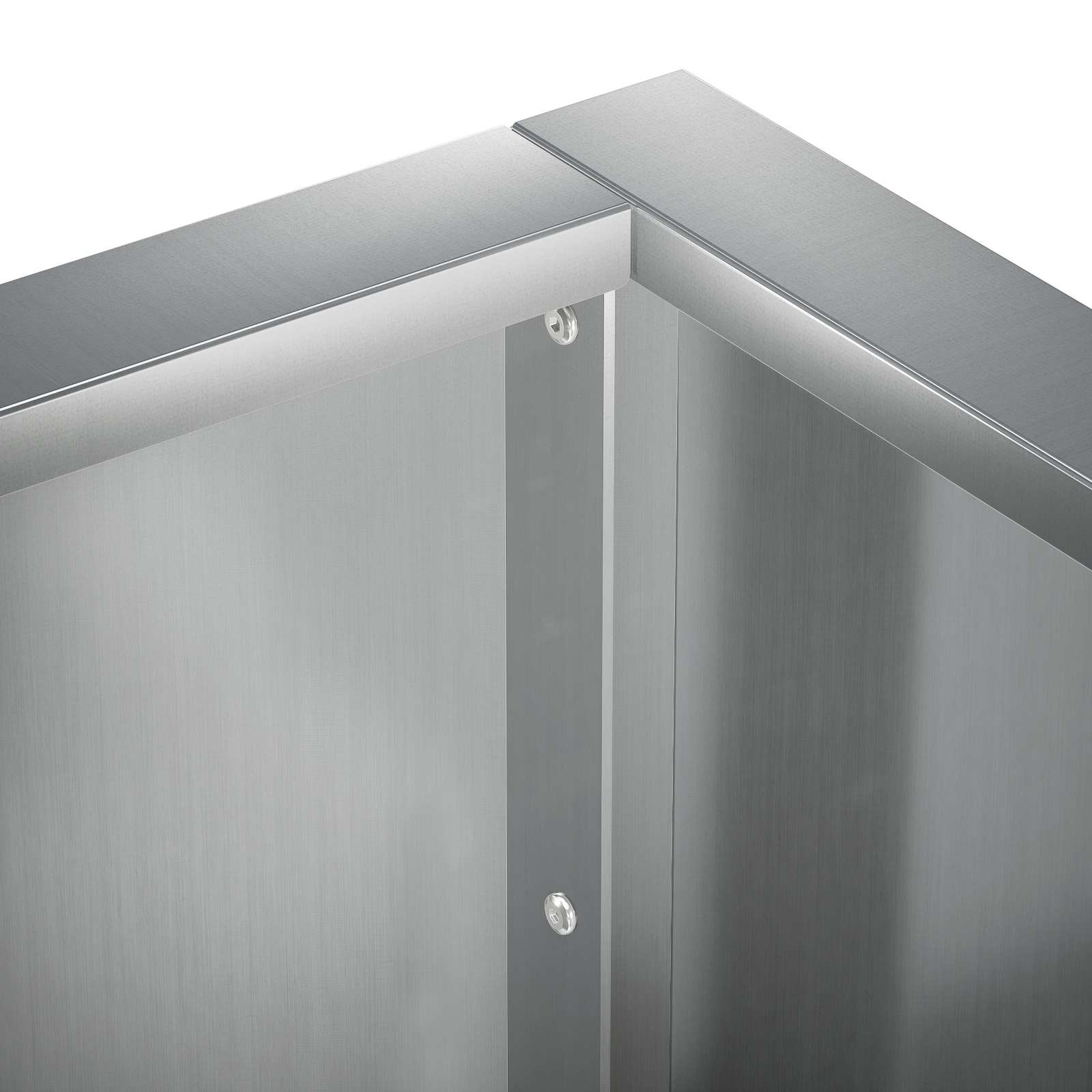 vidaXL Mur oporowy 4 szt. 100 x 100 x 50 cm Stal ocynkowana srebrny
