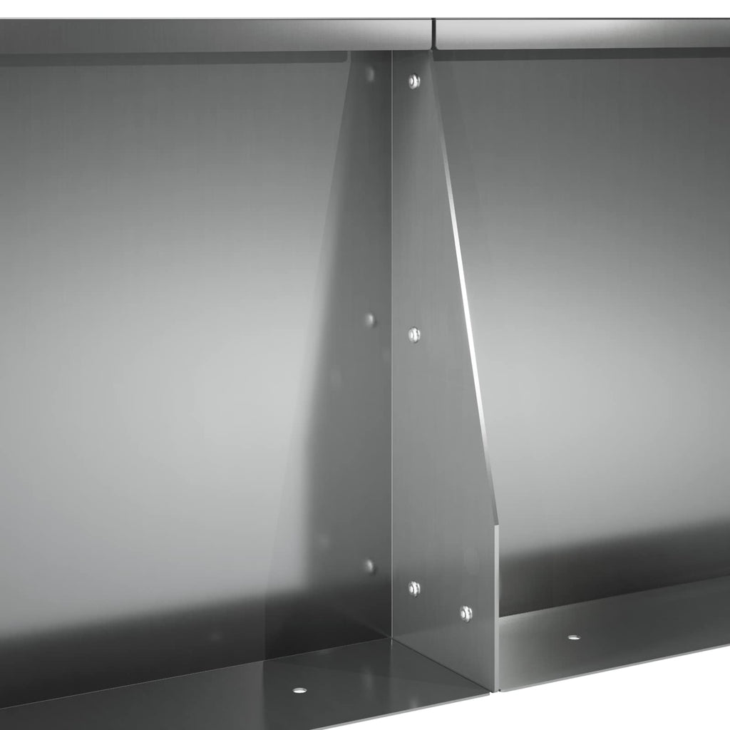 vidaXL Mur oporowy 4 szt. 100 x 100 x 50 cm Stal ocynkowana srebrny
