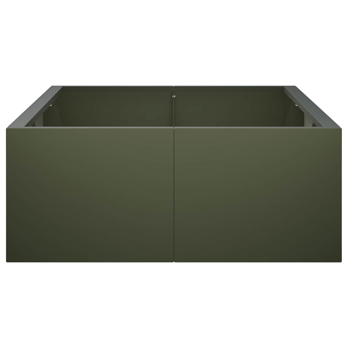 vidaXL Mur oporowy 6 szt. 200 x 100 x 30 cm Stal Oliwkowy zielony