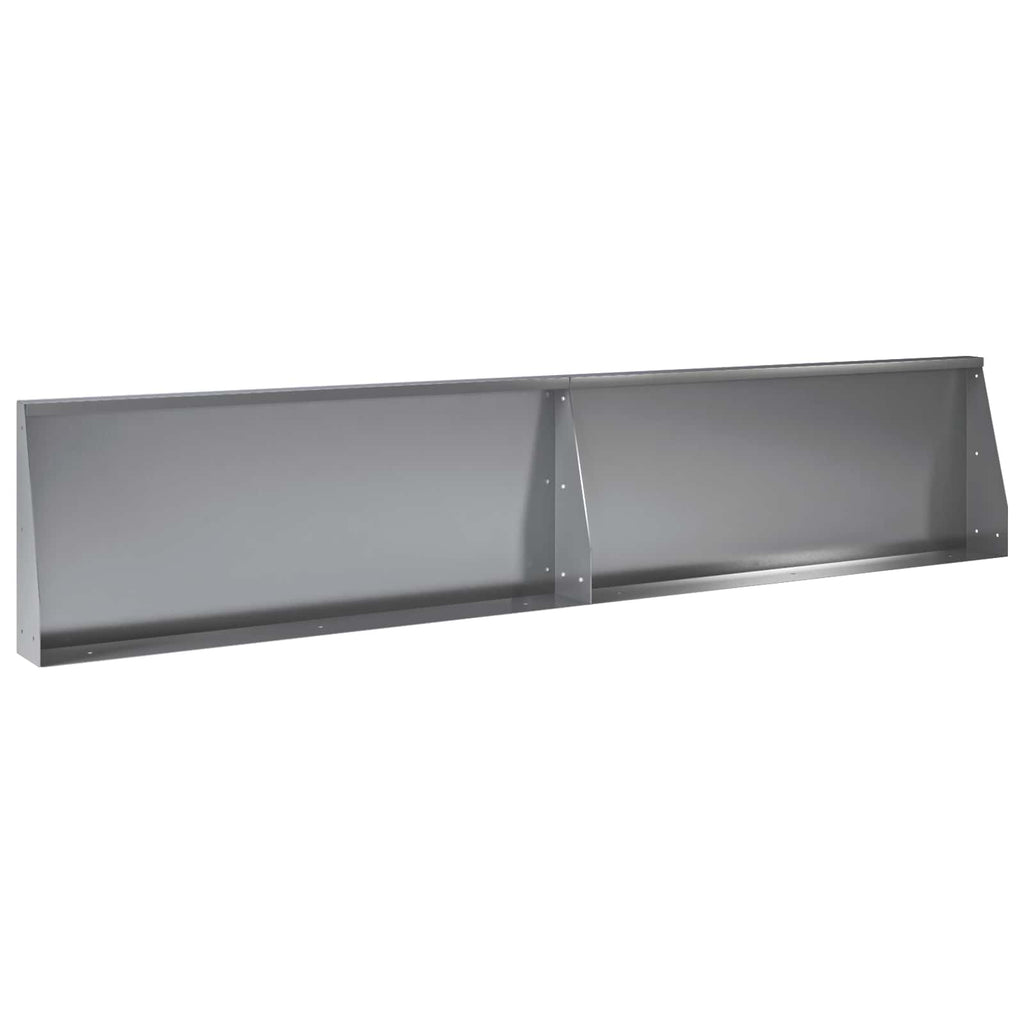 vidaXL Mur oporowy 6 szt. 200 x 100 x 30 cm Stal ocynkowana srebrny