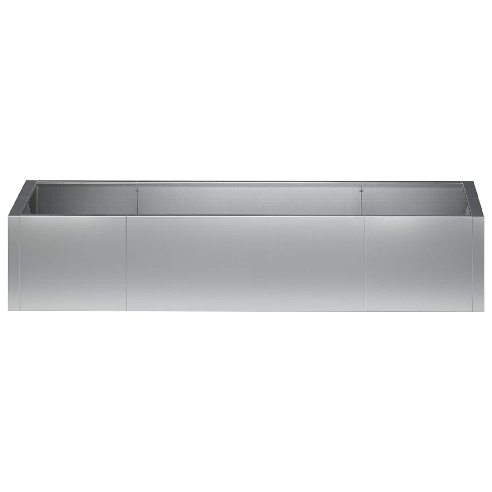vidaXL Mur oporowy 6 szt. 200 x 100 x 30 cm Stal ocynkowana srebrny