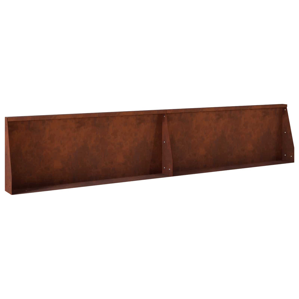 vidaXL Mur oporowy 6 szt. 200 x 100 x 30 cm Stal kortenowska Rdzawy