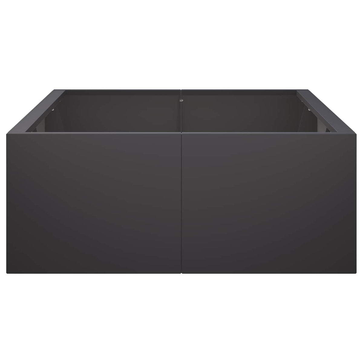 vidaXL Mur oporowy 6 szt. 200 x 100 x 40 cm Stal Czarny