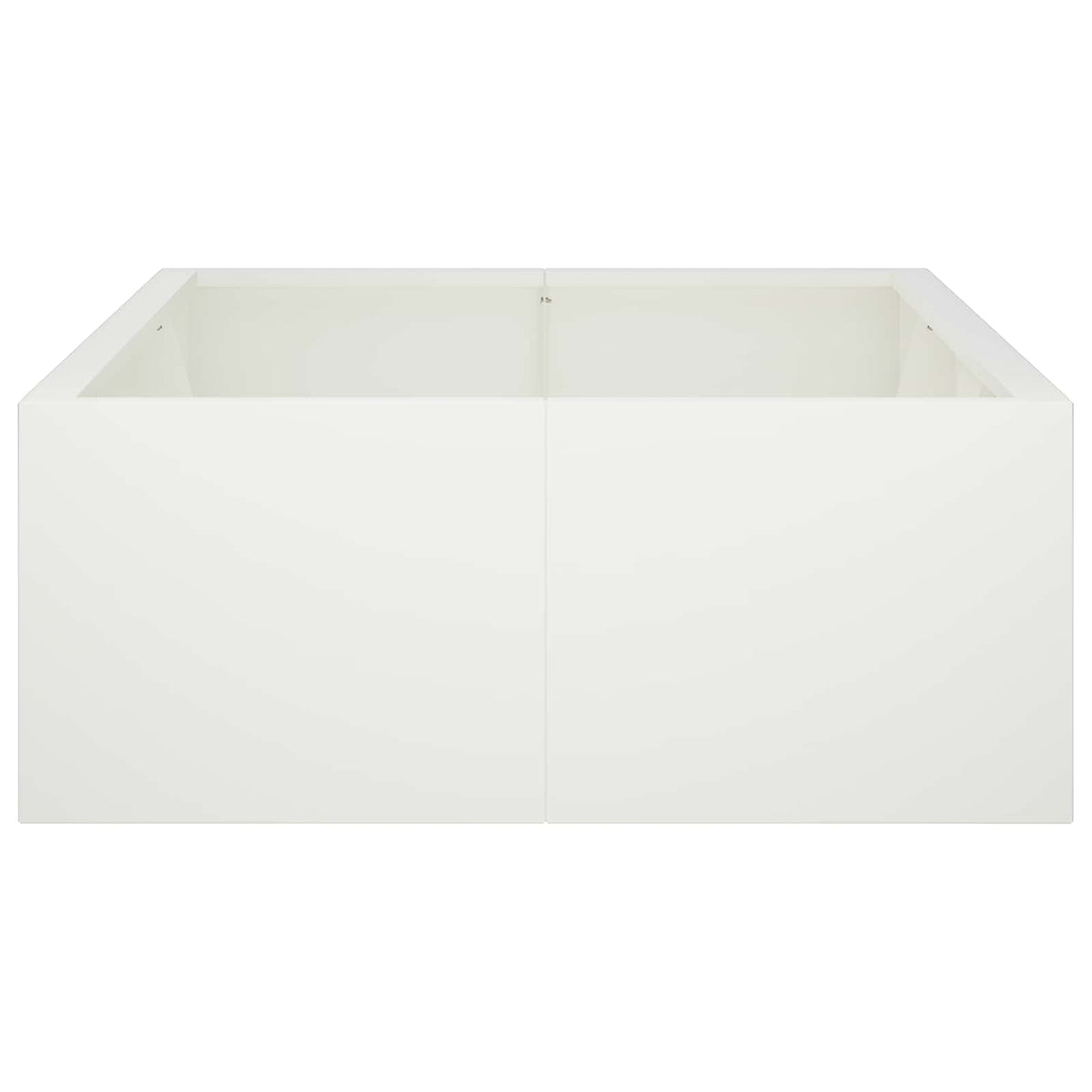 vidaXL Mur oporowy 6 szt. 200 x 100 x 40 cm Stal Biały