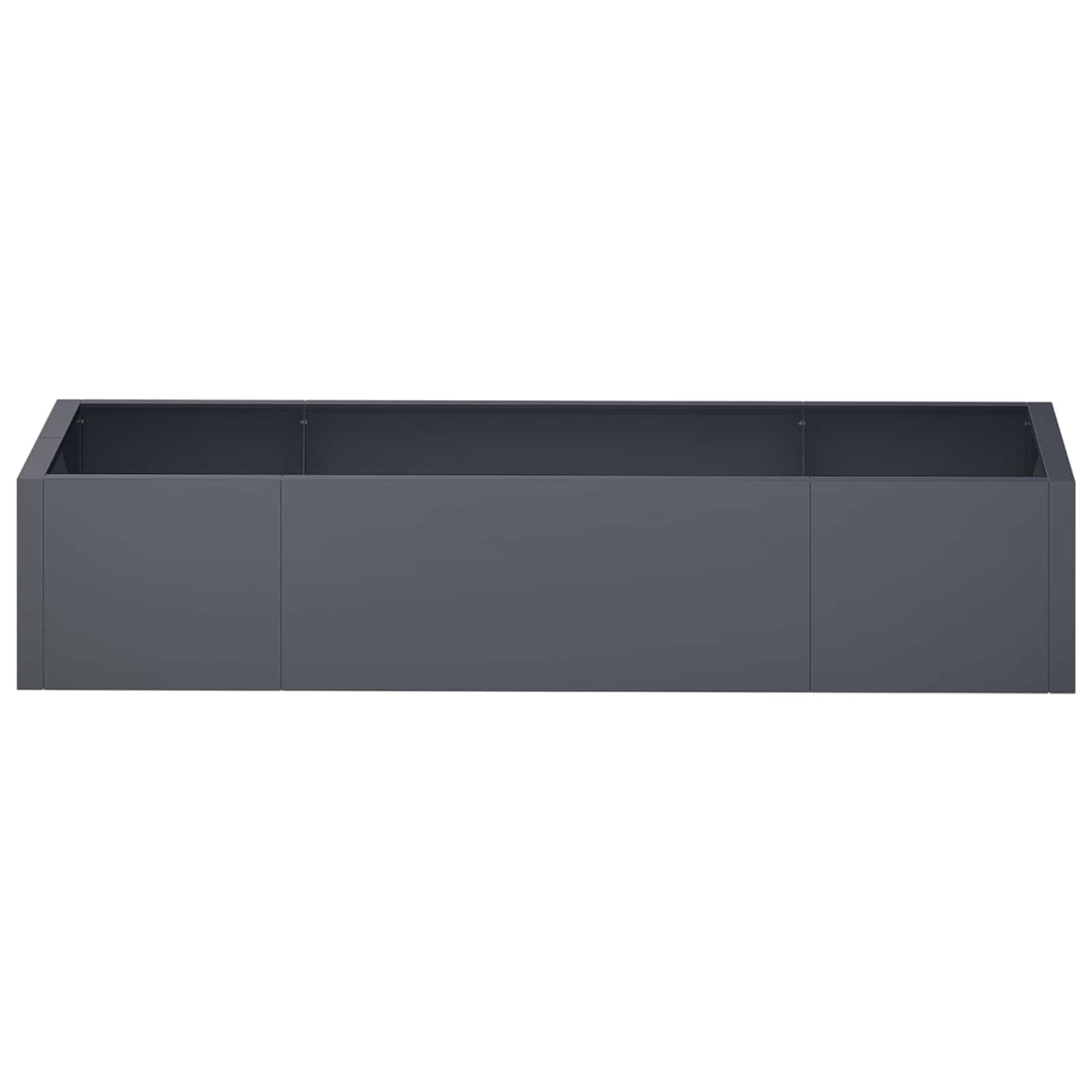 vidaXL Mur oporowy 6 szt. 200 x 100 x 40 cm Stal antracytowy