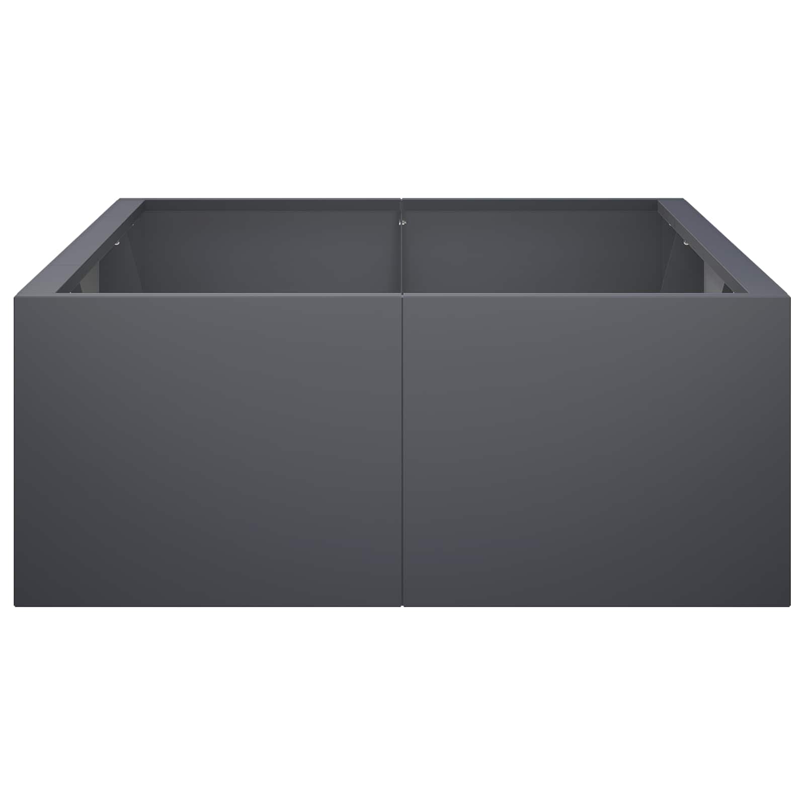 vidaXL Mur oporowy 6 szt. 200 x 100 x 40 cm Stal antracytowy