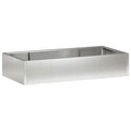vidaXL Mur oporowy 6 szt. 200 x 100 x 40 cm Stal nierdzewna srebrny