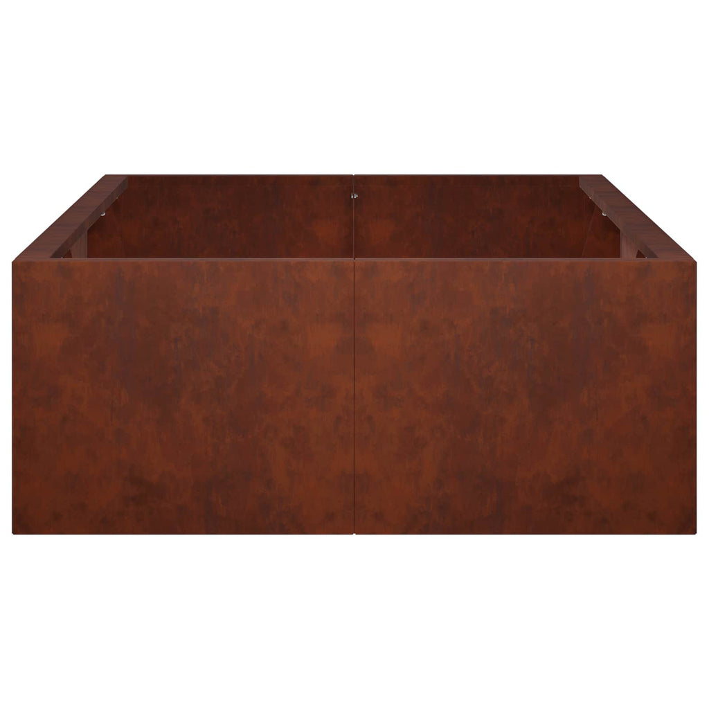 vidaXL Mur oporowy 6 szt. 200 x 100 x 40 cm Stal kortenowska Rdzawy