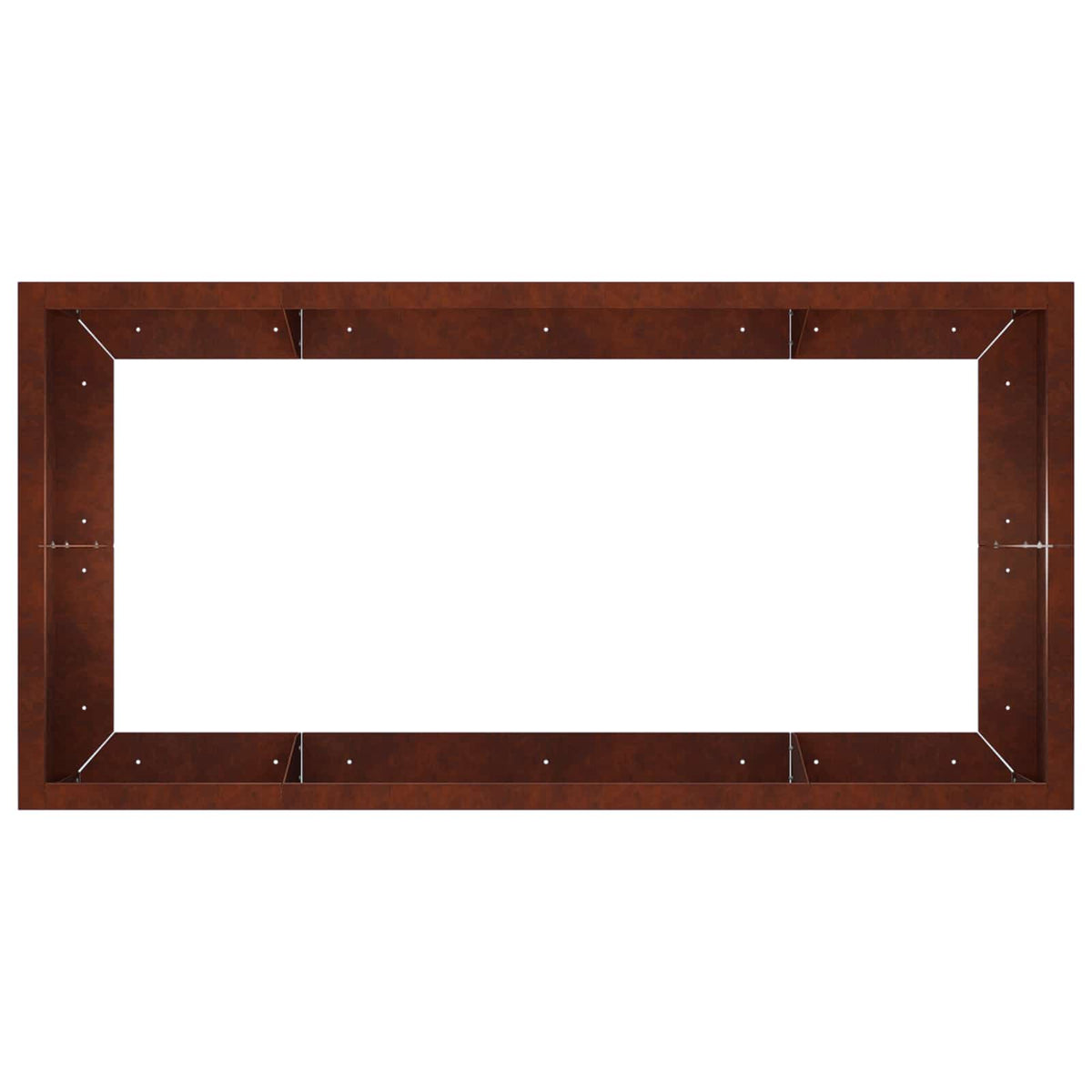 vidaXL Mur oporowy 6 szt. 200 x 100 x 40 cm Stal kortenowska Rdzawy