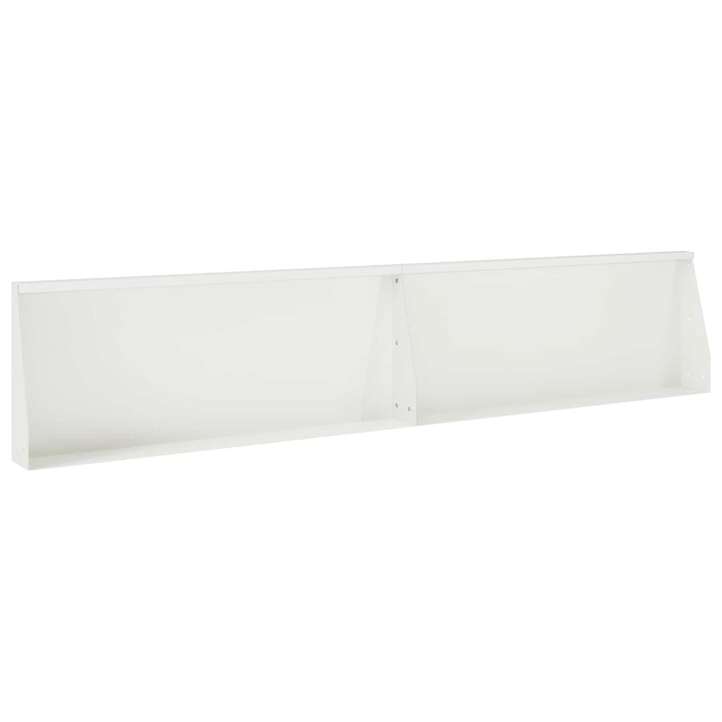 vidaXL Mur oporowy 6 szt. 200 x 100 x 50 cm Stal Biały