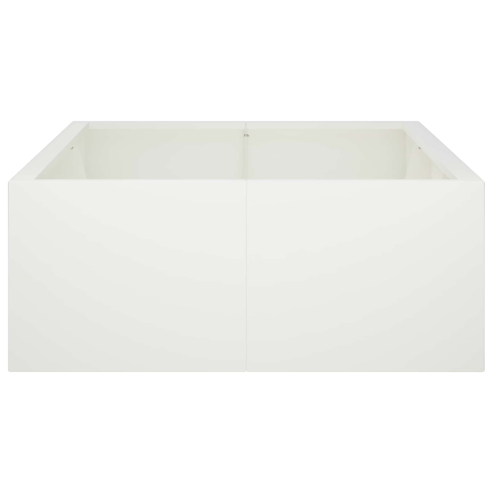 vidaXL Mur oporowy 6 szt. 200 x 100 x 50 cm Stal Biały