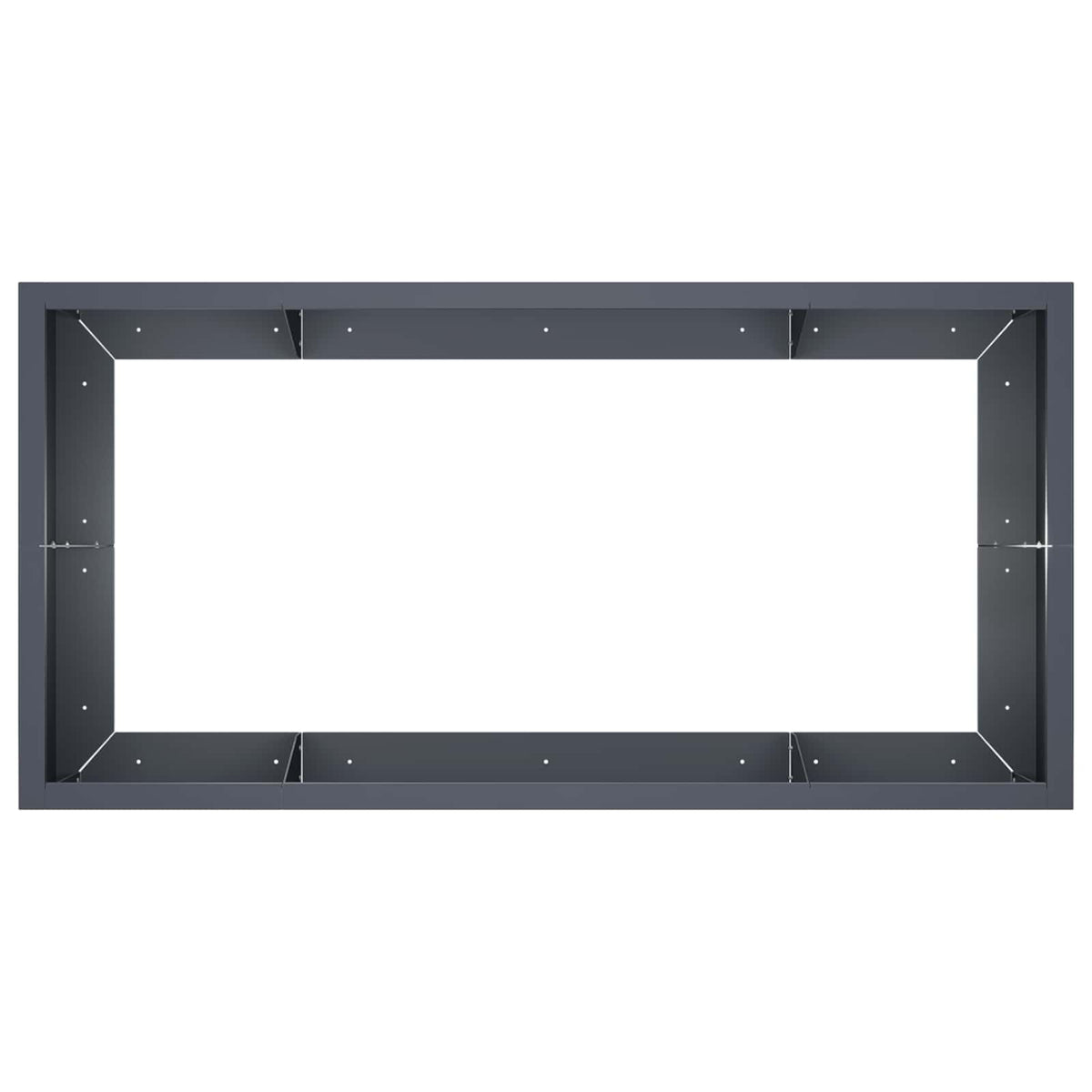 vidaXL Mur oporowy 6 szt. 200 x 100 x 50 cm Stal antracytowy