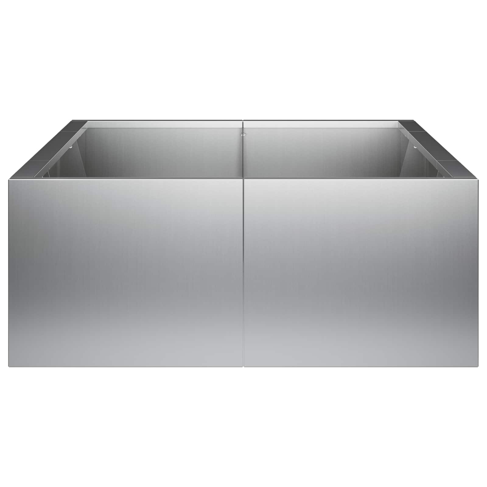 vidaXL Mur oporowy 6 szt. 200 x 100 x 50 cm Stal ocynkowana srebrny