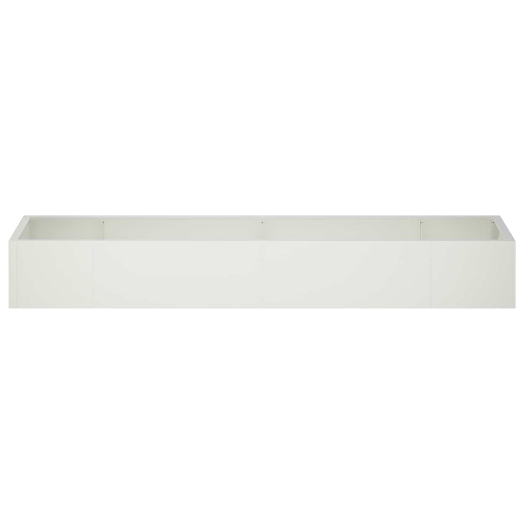 vidaXL Mur oporowy 8 szt. 300 x 100 x 30 cm Stal Biały