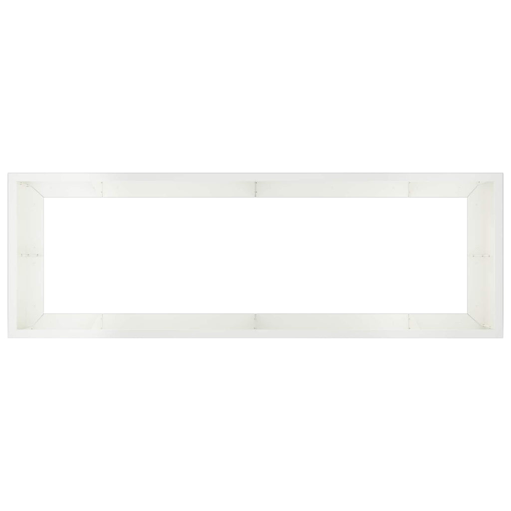vidaXL Mur oporowy 8 szt. 300 x 100 x 30 cm Stal Biały