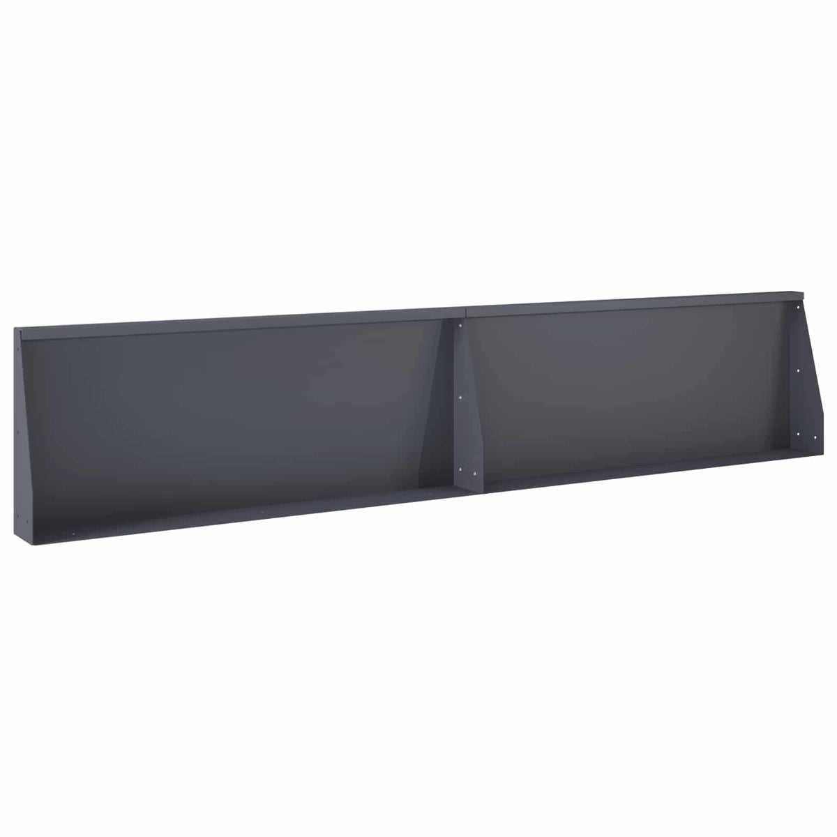 vidaXL Mur oporowy 8 szt. 300 x 100 x 30 cm Stal antracytowy
