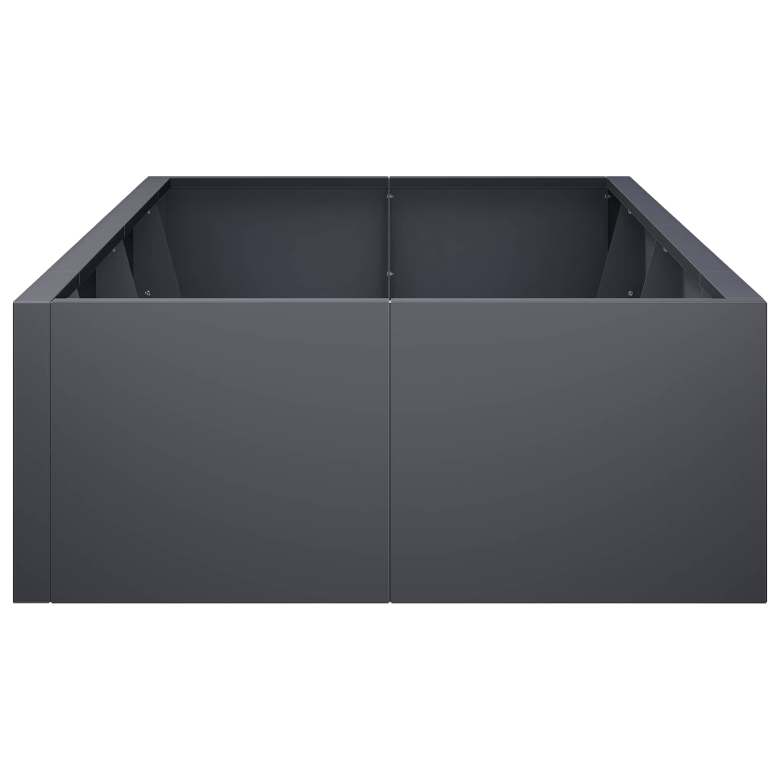 vidaXL Mur oporowy 8 szt. 300 x 100 x 30 cm Stal antracytowy