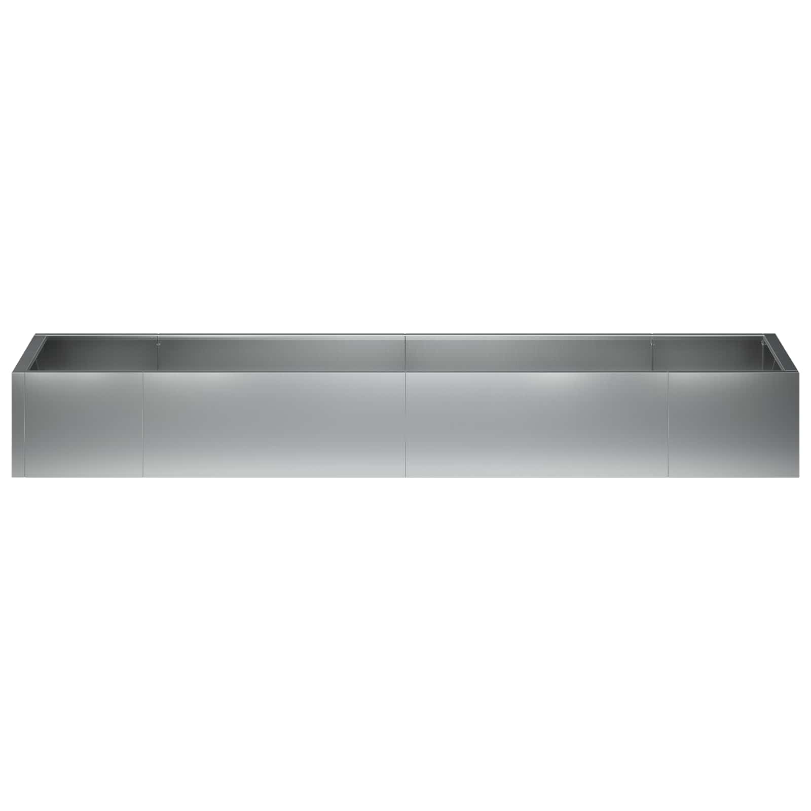 vidaXL Mur oporowy 8 szt. 300 x 100 x 30 cm Stal ocynkowana srebrny