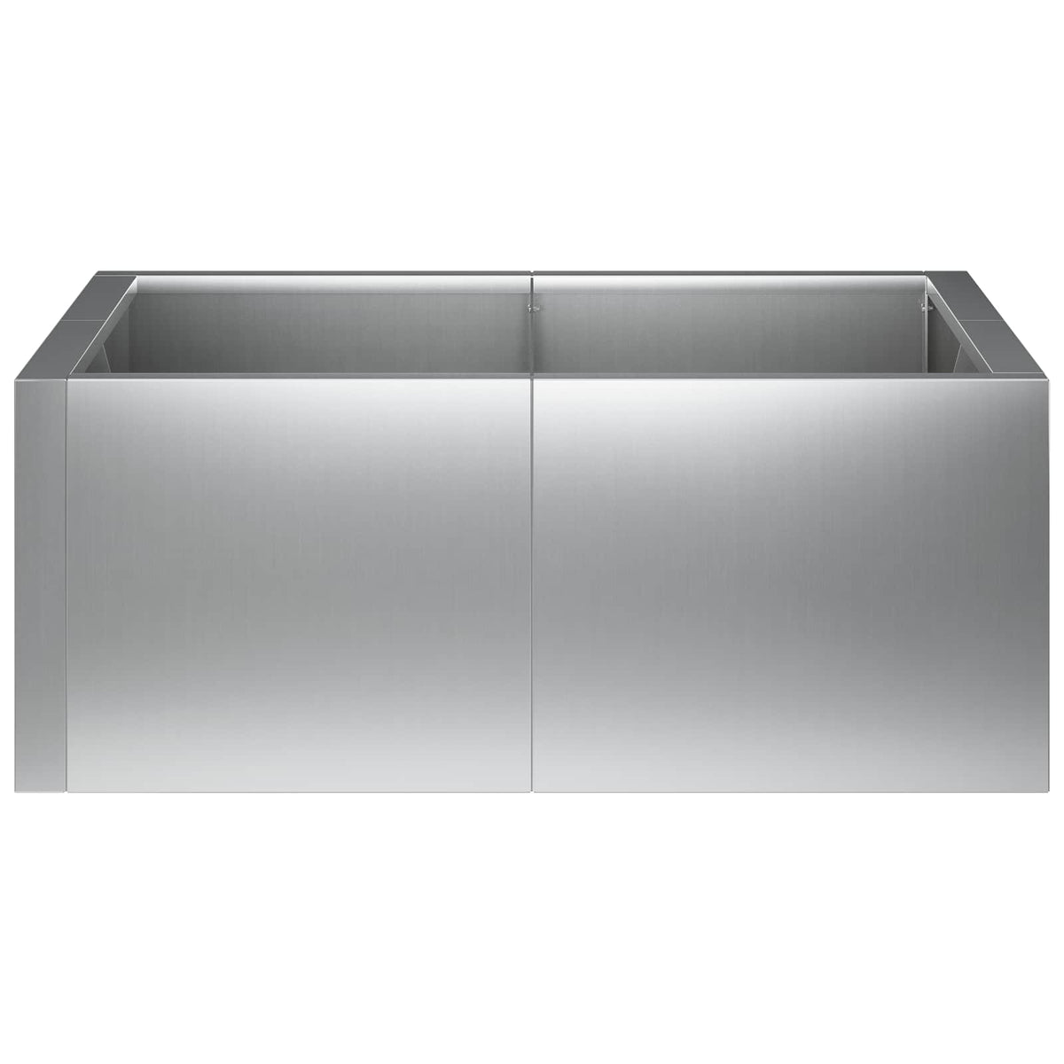 vidaXL Mur oporowy 8 szt. 300 x 100 x 30 cm Stal ocynkowana srebrny
