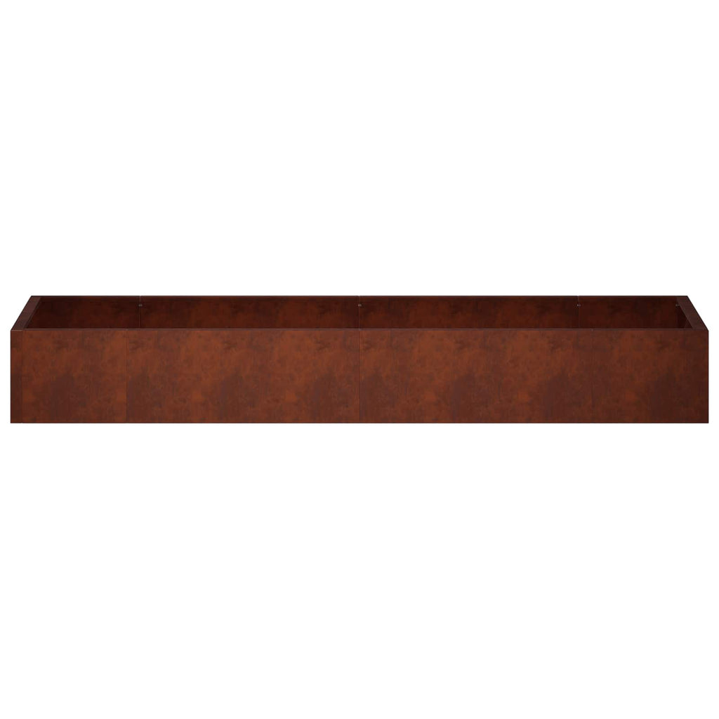 vidaXL Mur oporowy 8 szt. 300 x 100 x 30 cm Stal kortenowska Rdzawy