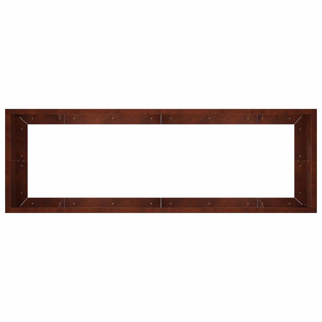 vidaXL Mur oporowy 8 szt. 300 x 100 x 30 cm Stal kortenowska Rdzawy