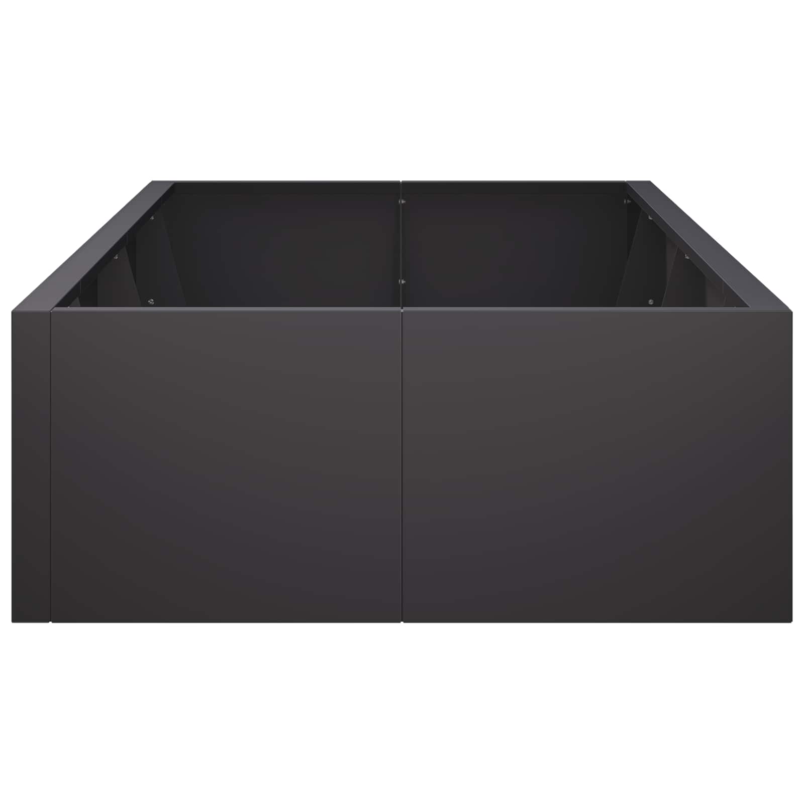 vidaXL Mur oporowy 8 szt. 300 x 100 x 40 cm Stal Czarny