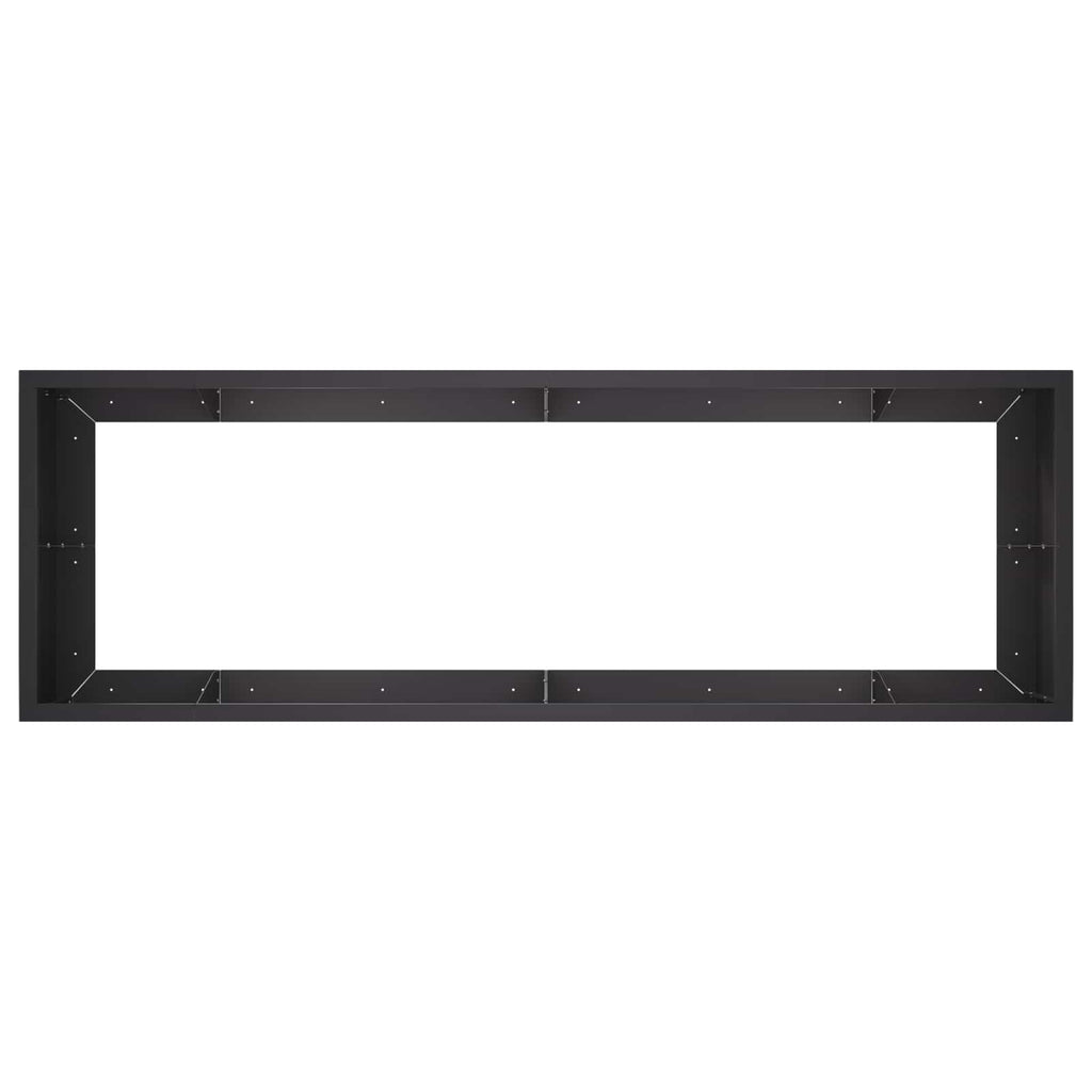 vidaXL Mur oporowy 8 szt. 300 x 100 x 40 cm Stal Czarny