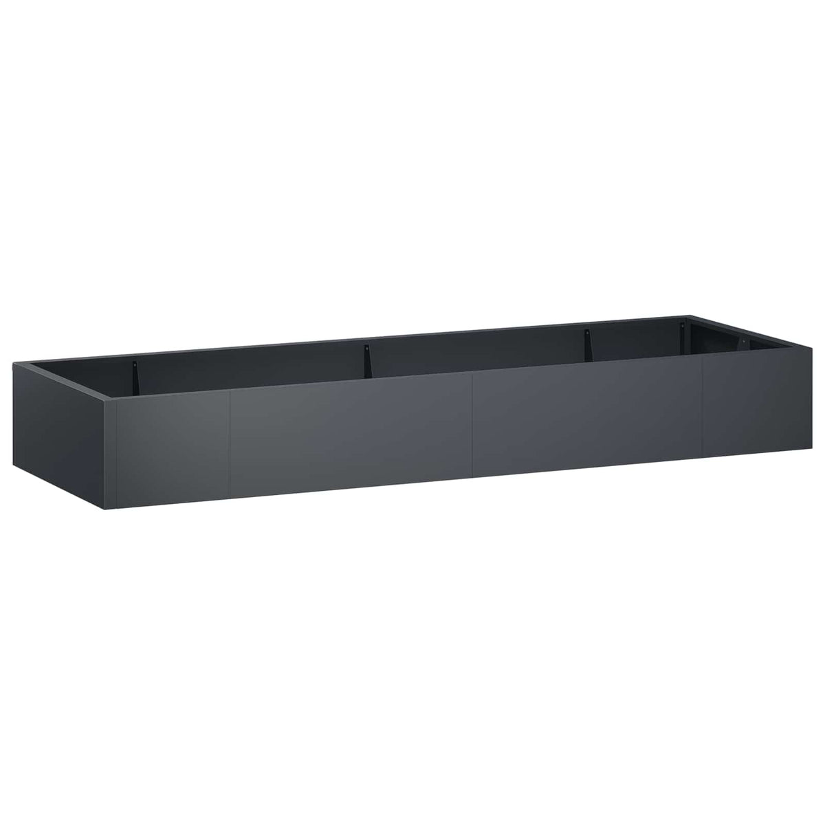 vidaXL Mur oporowy 8 szt. 300 x 100 x 40 cm Stal antracytowy