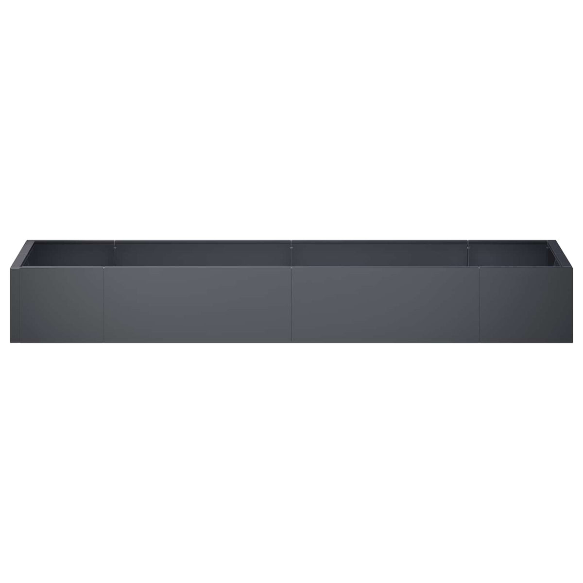 vidaXL Mur oporowy 8 szt. 300 x 100 x 40 cm Stal antracytowy