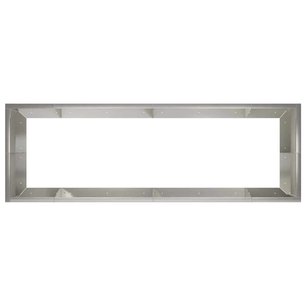 vidaXL Mur oporowy 8 szt. 300 x 100 x 40 cm Stal nierdzewna srebrny