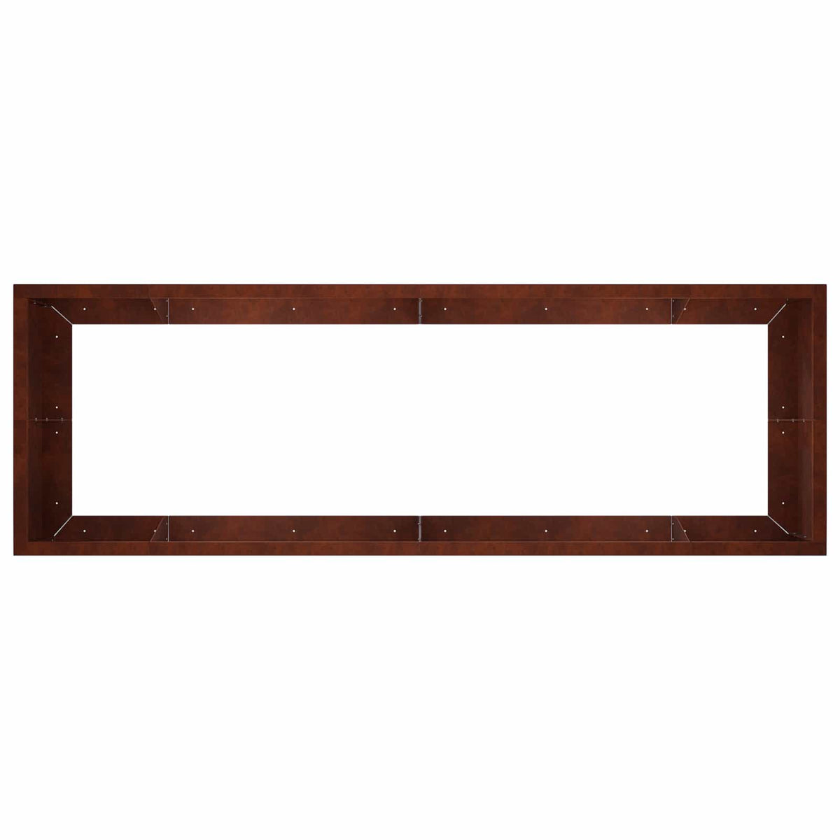 vidaXL Mur oporowy 8 szt. 300 x 100 x 40 cm Stal kortenowska Rdzawy