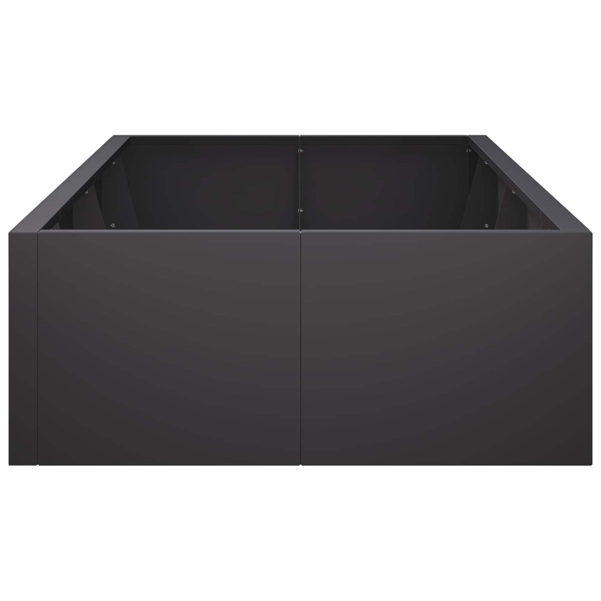 vidaXL Mur oporowy 8 szt. 300 x 100 x 50 cm Stal Czarny
