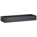vidaXL Mur oporowy 8 szt. 300 x 100 x 50 cm Stal antracytowy