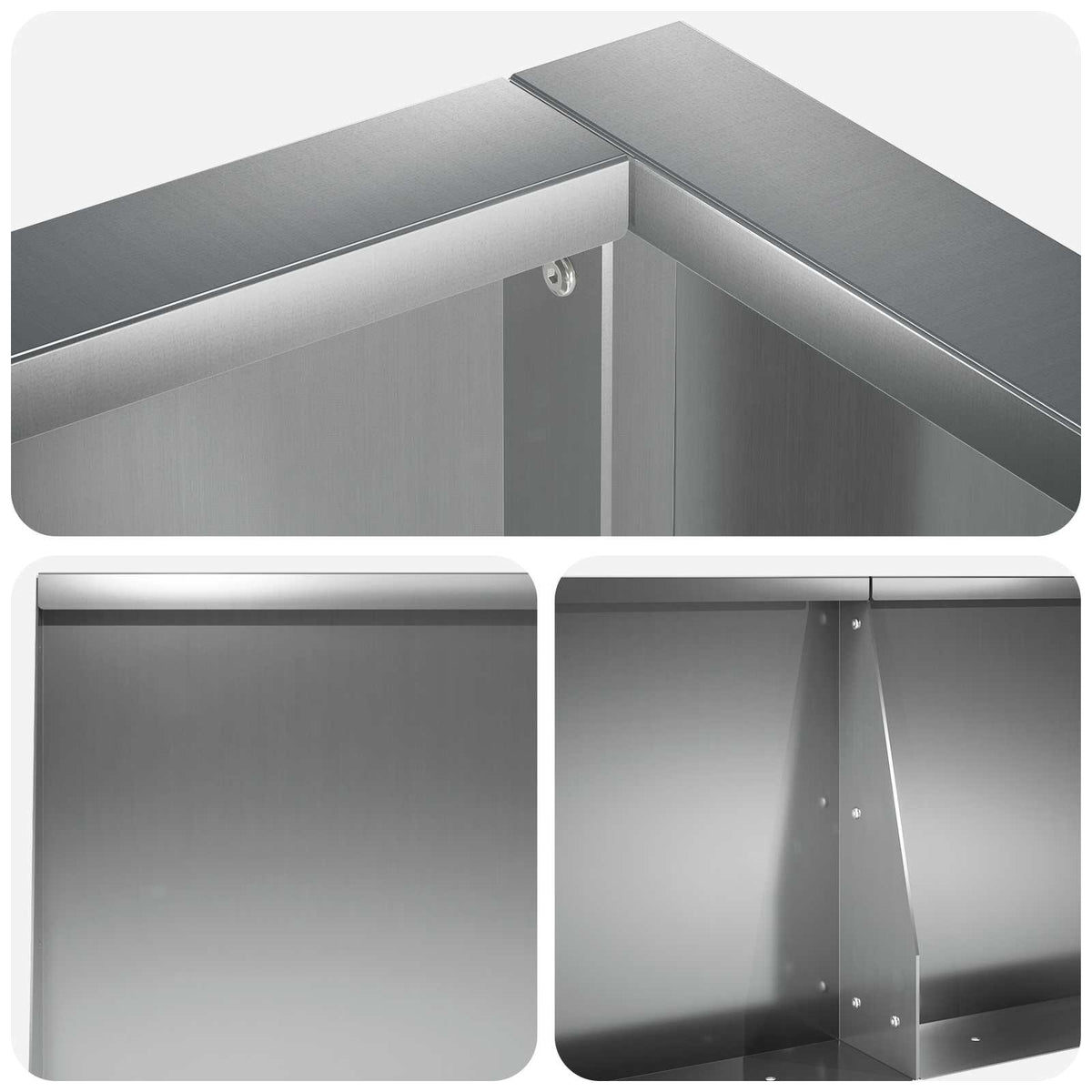 vidaXL Mur oporowy 8 szt. 300 x 100 x 50 cm Stal ocynkowana srebrny