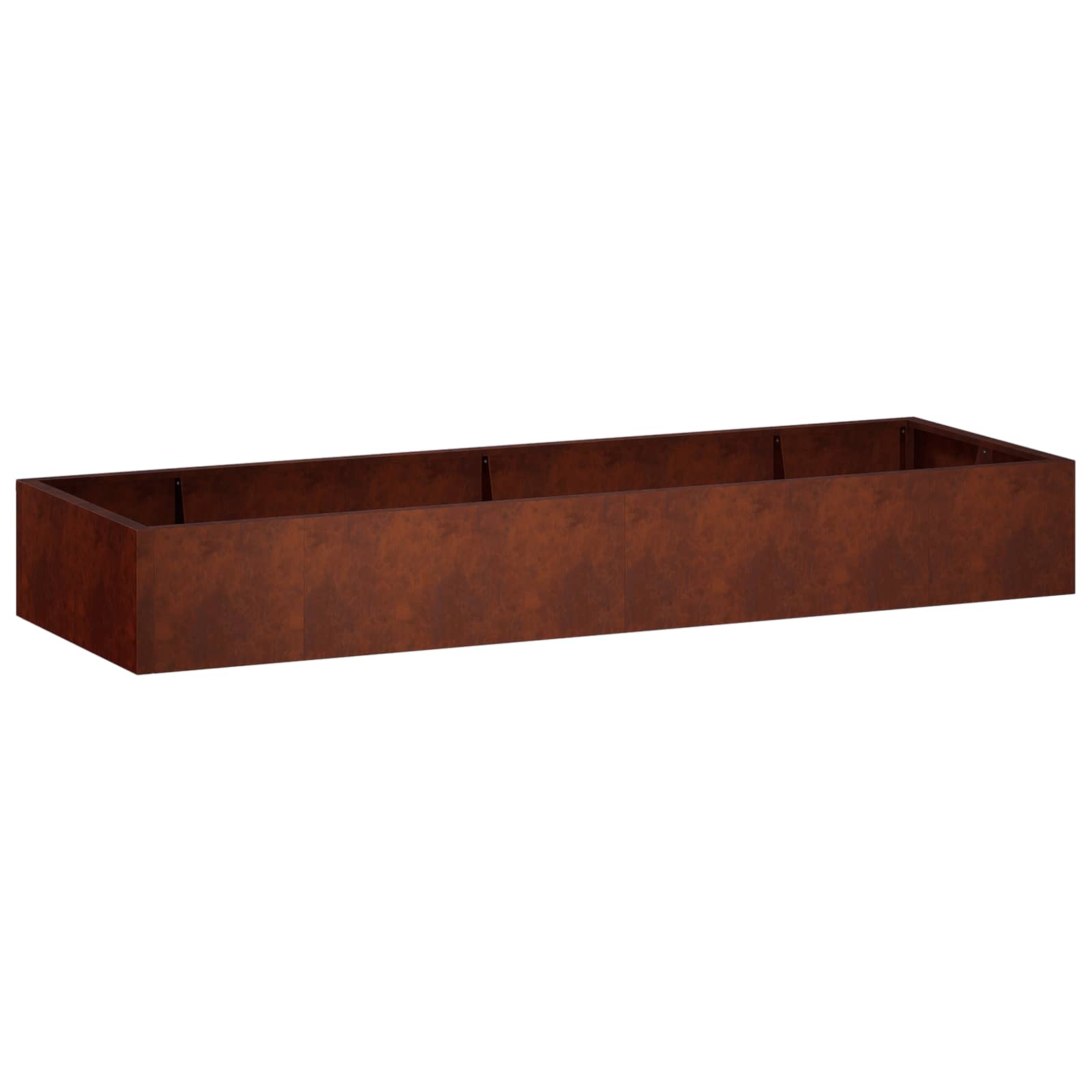 vidaXL Mur oporowy 8 szt. 300 x 100 x 50 cm Stal kortenowska Rdzawy