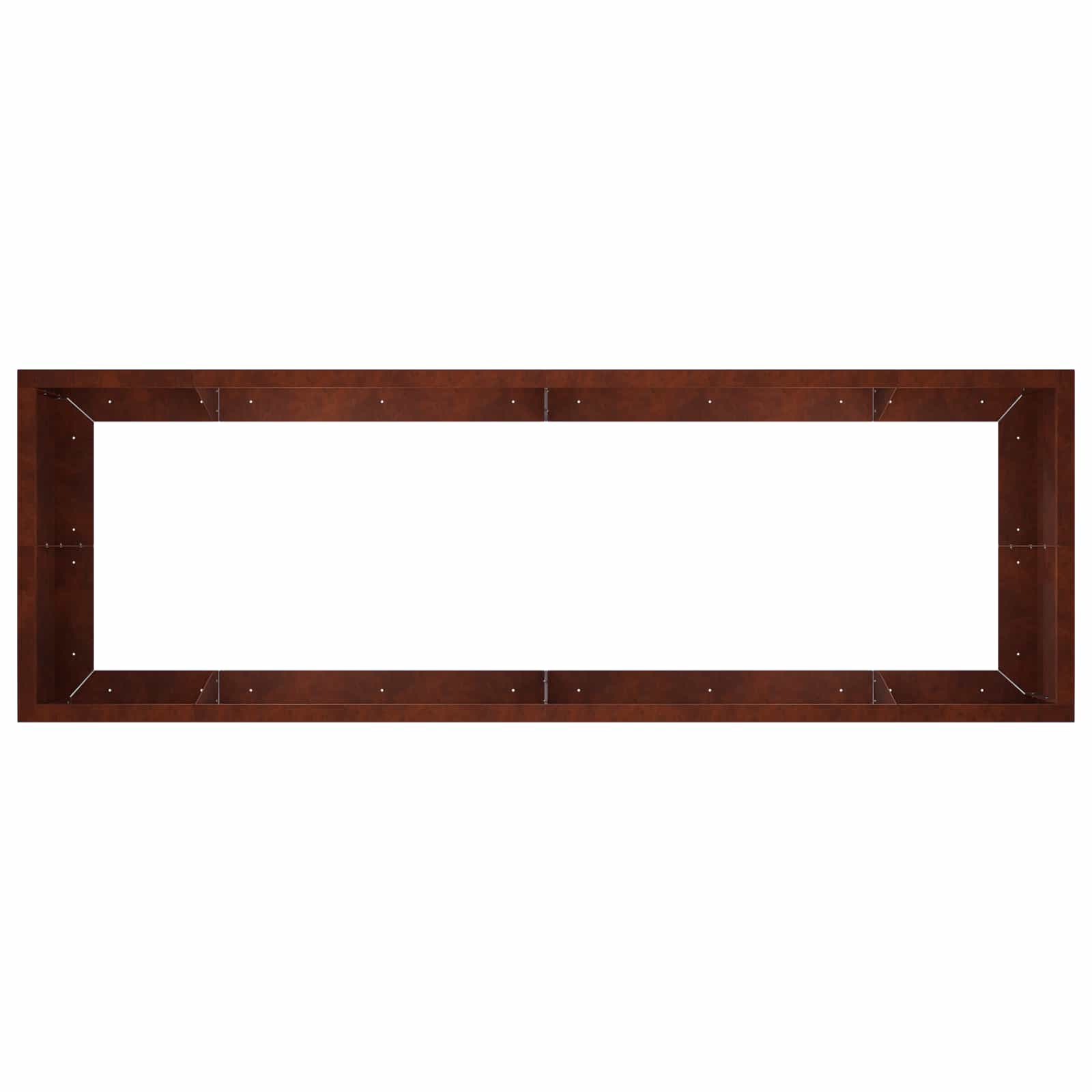 vidaXL Mur oporowy 8 szt. 300 x 100 x 50 cm Stal kortenowska Rdzawy