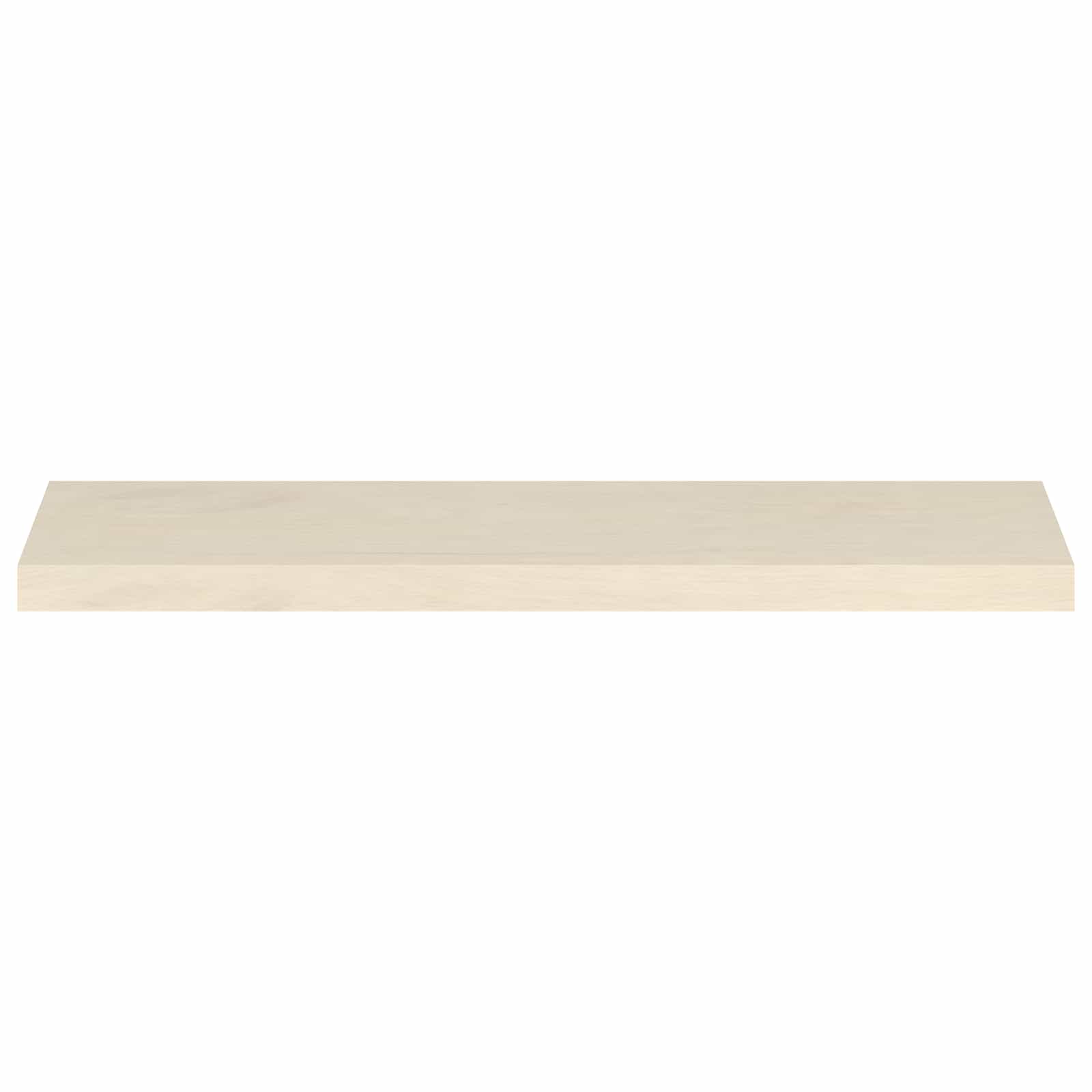 vidaXL Stopień 4 szt. 90 x 25 x 2 cm Biały Dąb lite