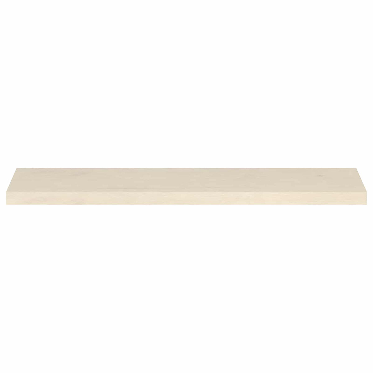 vidaXL Stopień 4 szt. 120 x 25 x 2 cm Biały Dąb lite