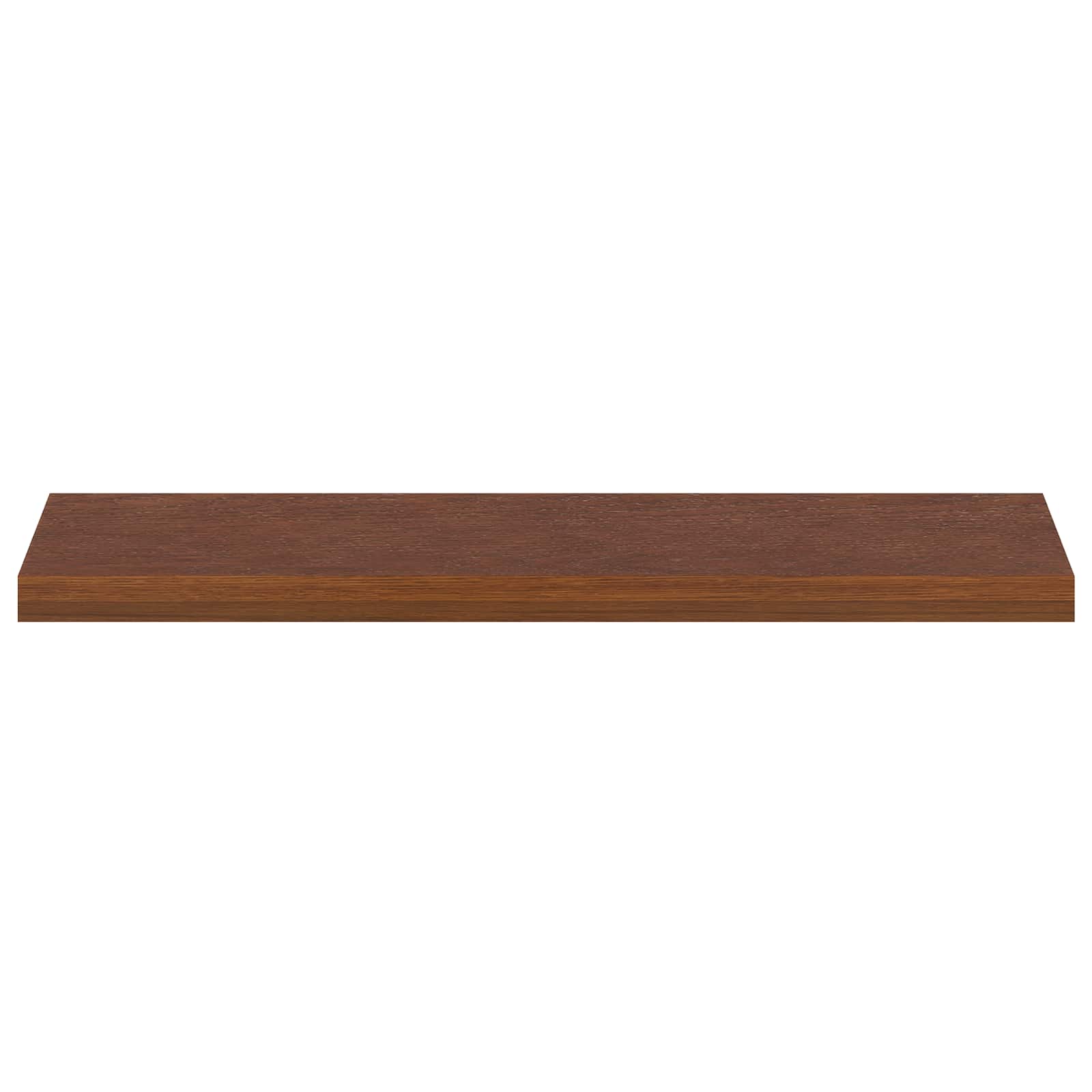 vidaXL Stopień 4 szt. 100 x 25 x 2 cm Ciemny brąz Dąb lite
