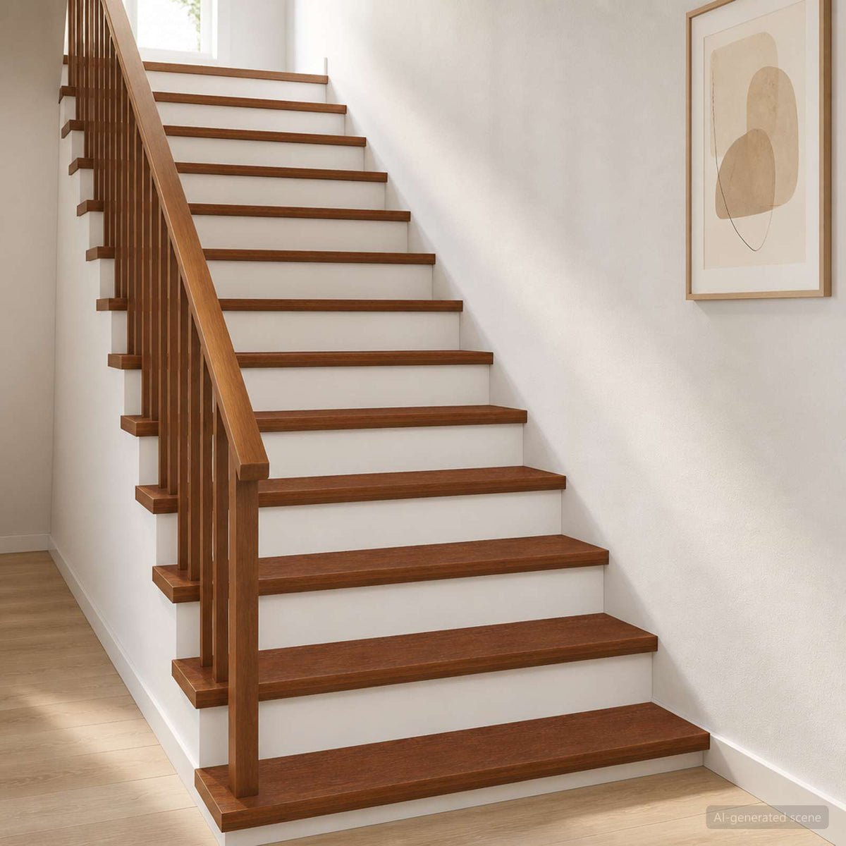 vidaXL Stopień 8 szt. 120 x 30 x 2 cm Ciemny brąz Dąb lite